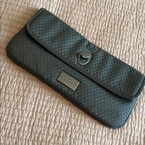 Gray Canvas Baggallini Clutch